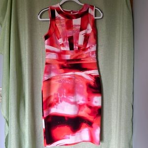 Calvin Klein Abstract Fit & Flare